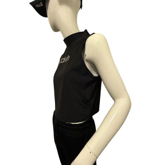 Calvin Klein performance Black High-Collar comfortable sport Top new conditions - Picture 9 of 11